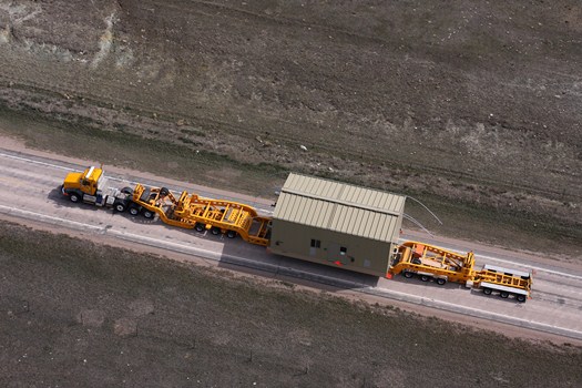 Transporting 2 Natural Gas Compressors From Wyoming to North Dakota
